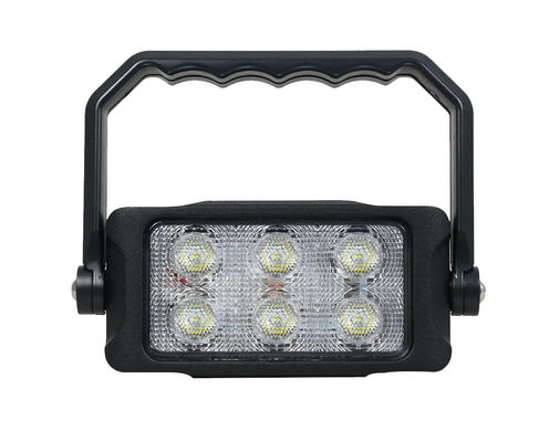 9W IP65 캠핑 원격 제어 LED 탐조등 휴대용 충전식