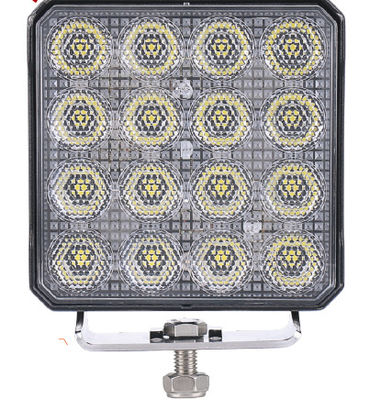 4WD 보트 16PCS * 6W Osram 90W LED 작업 조명 높은 루멘 압출 알루미늄 하우징