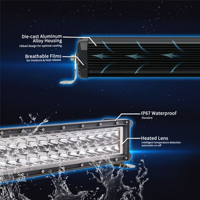 76cm 204W 자동차 LED 라이트 바 Emark Osram LED 바 난방 렌즈