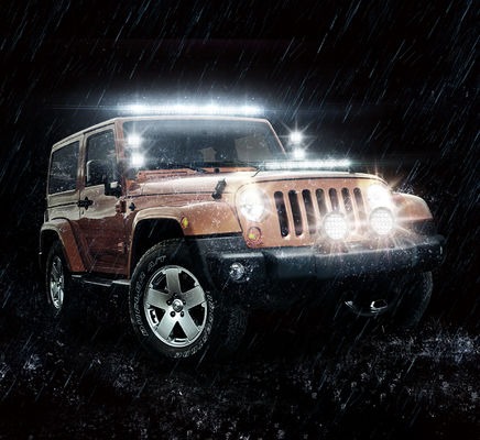 41.5 인치 240W 구부려진 줄 두 배 LED 표시등 막대 크리인 LED 차 표시등 막대 Offroad