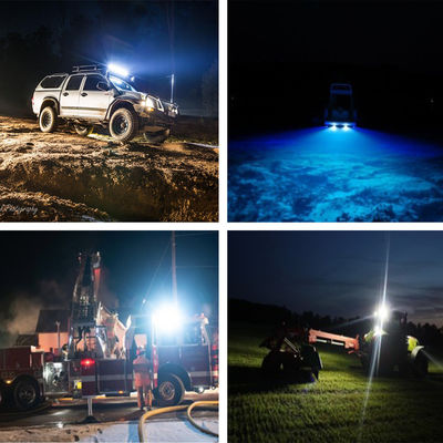 OSRAM 홍수 지도한 작업 빛 높은 루멘 3 인치 사각은 IP67에 의하여 지도된 Offroad 빛을 지도했습니다