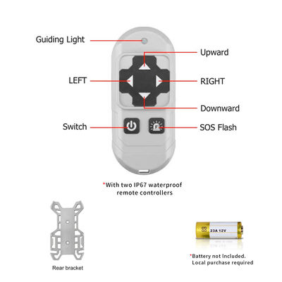트럭 4320lm HANMA를 위한 자연적인 백색 EMC 원격 제어 LED 탐조등