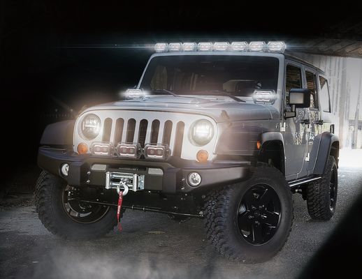 4×4 트럭 도랑 사이드 슈터 LED 라이트 바 스트로브 84W 13.5inch 8000lm