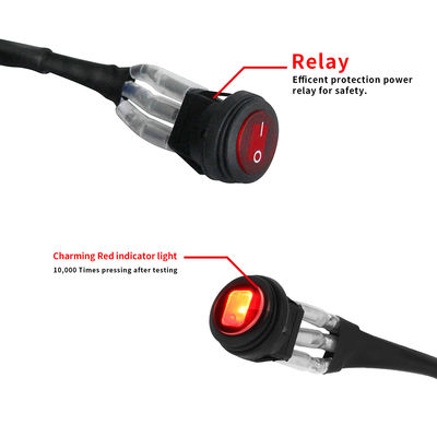 도로 빛 자동 철사 마구 떨어져 차 방수 10ft 14AWG ODM