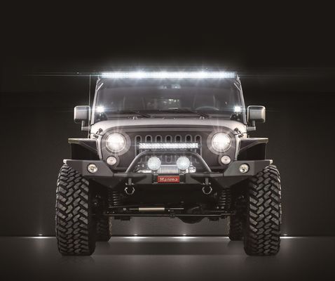 52 인치 300W 구부려진 두 배 줄은 표시등 막대 트럭 오프로드 ATV SUV 표시등 막대를 지도했습니다
